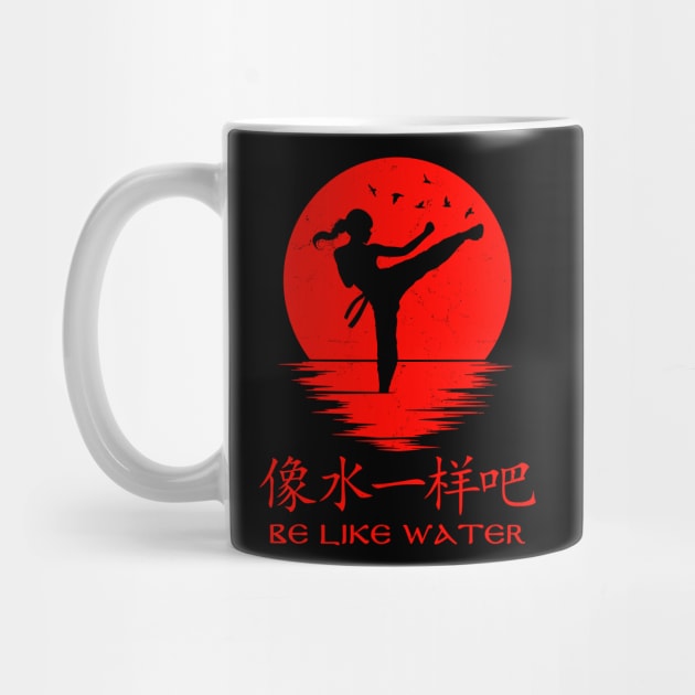 Be like water by NicGrayTees